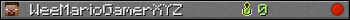 WeeMarioGamerXYZ userbar 350x20