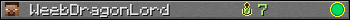 WeebDragonLord userbar 350x20