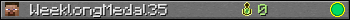 WeeklongMedal35 userbar 350x20