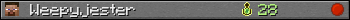 Weepyjester userbar 350x20