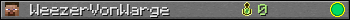 WeezerVonWarge userbar 350x20