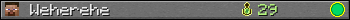 Weherehe userbar 350x20