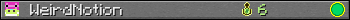 WeirdNotion userbar 350x20