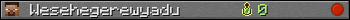 Wesehegerewyadu userbar 350x20