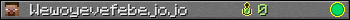 Wewoyevefebejojo userbar 350x20