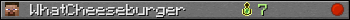 WhatCheeseburger userbar 350x20