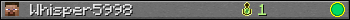 Whisper5998 userbar 350x20