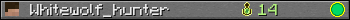 Whitewolf_hunter userbar 350x20