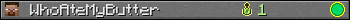 WhoAteMyButter userbar 350x20