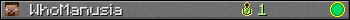 WhoManusia userbar 350x20