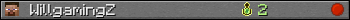 WillgamingZ userbar 350x20