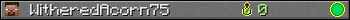 WitheredAcorn75 userbar 350x20