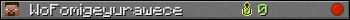 WoFomigeyurawece userbar 350x20