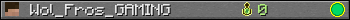 Wol_Fros_GAMING userbar 350x20