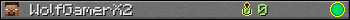 WolfGamerX2 userbar 350x20