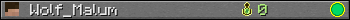 Wolf_Malum userbar 350x20