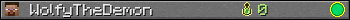 WolfyTheDemon userbar 350x20