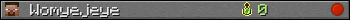 Womyejeye userbar 350x20