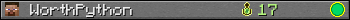 WorthPython userbar 350x20
