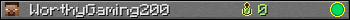 WorthyGaming200 userbar 350x20