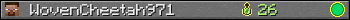 WovenCheetah971 userbar 350x20