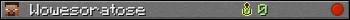 Wowesoratose userbar 350x20