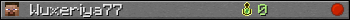 Wuxeriya77 userbar 350x20