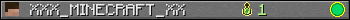 XXX_MINECRAFT_XX userbar 350x20