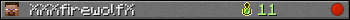 XXXfirewolfX userbar 350x20