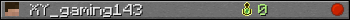 XY_gaming143 userbar 350x20