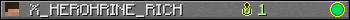 X_HEROHRINE_RICH userbar 350x20