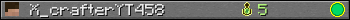 X_crafterYT458 userbar 350x20