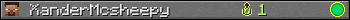 XanderMcsheepy userbar 350x20