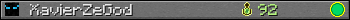 XavierZeGod userbar 350x20