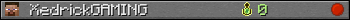 XedrickGAMING userbar 350x20