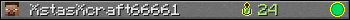 XstasXcraft66661 userbar 350x20