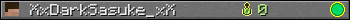 XxDarkSasuke_xX userbar 350x20