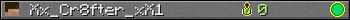 Xx_Cr8fter_xX1 userbar 350x20