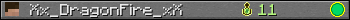 Xx_DragonFire_xX userbar 350x20