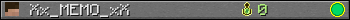 Benutzerleisten 350x20 für Xx_MEMO_xX