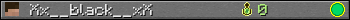 Xx__black__xX userbar 350x20