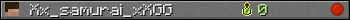 Xx_samurai_xXGG userbar 350x20