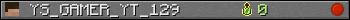 YS_GAMER_YT_129 userbar 350x20