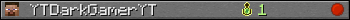 YTDarkGamerYT userbar 350x20