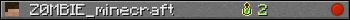 Z0MBIE_minecraft userbar 350x20