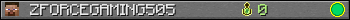 Юзербар 350x20 для ZFORCEGAMING505