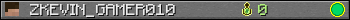 ZKEVIN_GAMER010 userbar 350x20