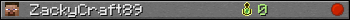 ZackyCraft89 userbar 350x20