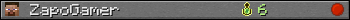 ZapoGamer userbar 350x20