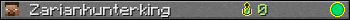 Zarianhunterking userbar 350x20